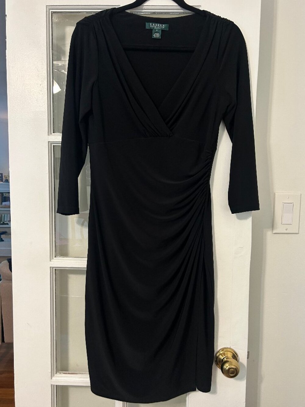 Ralph Lauren Little Black 3/4 Sleeve Dress | Size 8